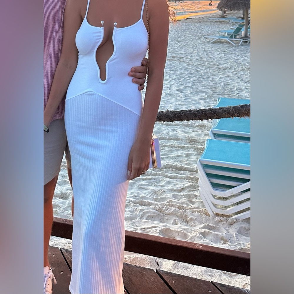 white dress
